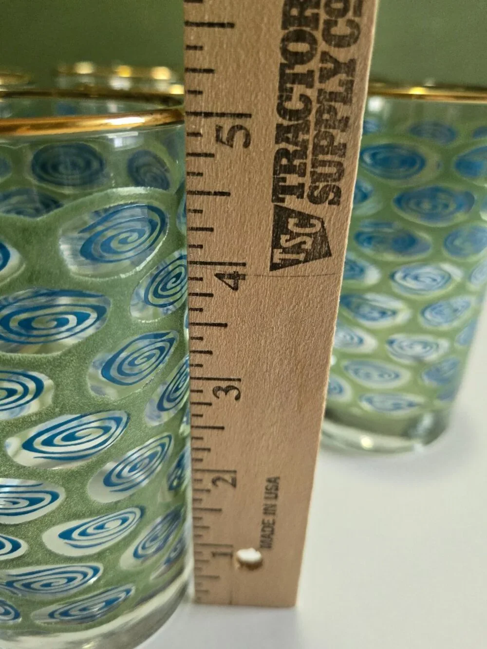 Libbey 'Peacock Swirl' Glass Set
